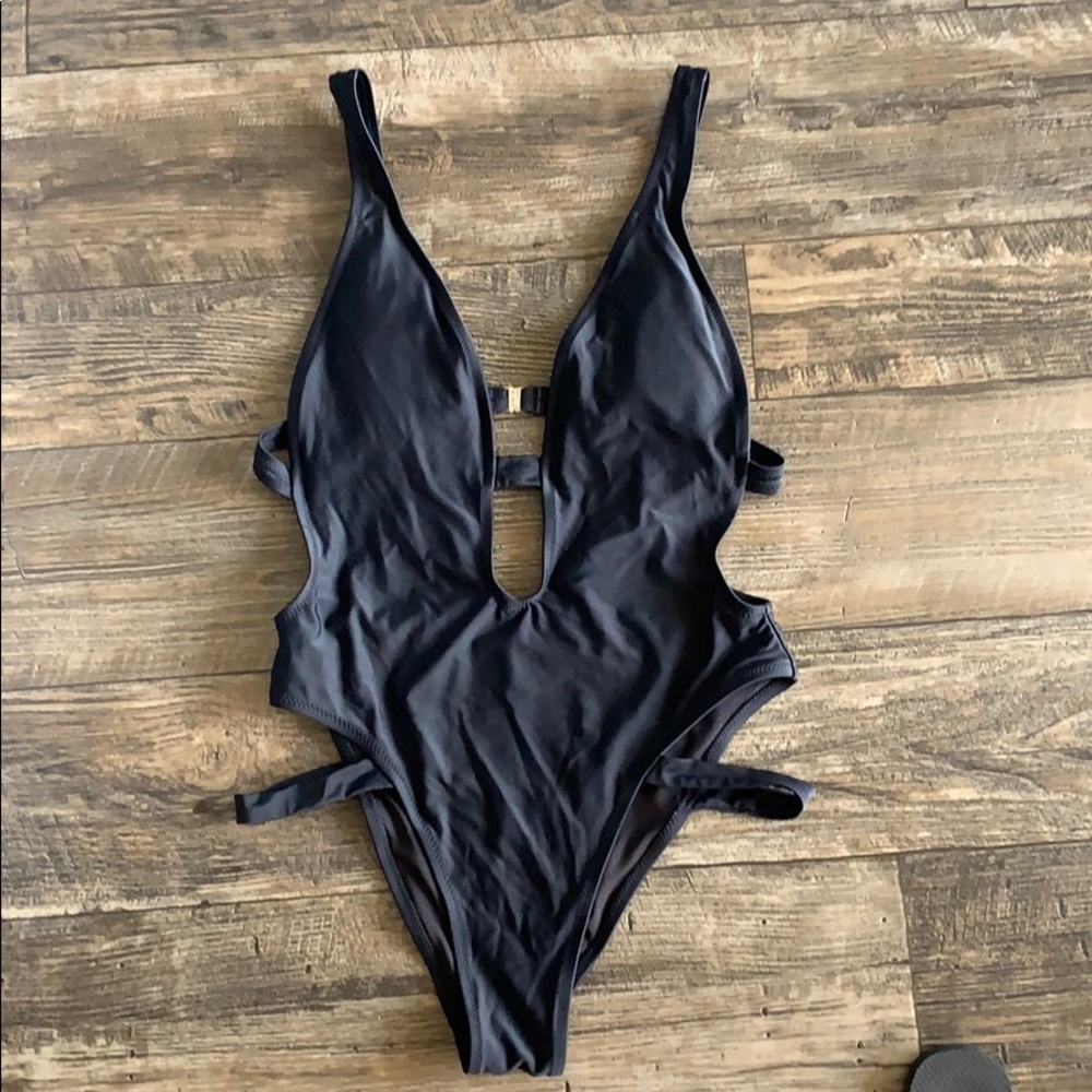 Black One Piece Swimsuit